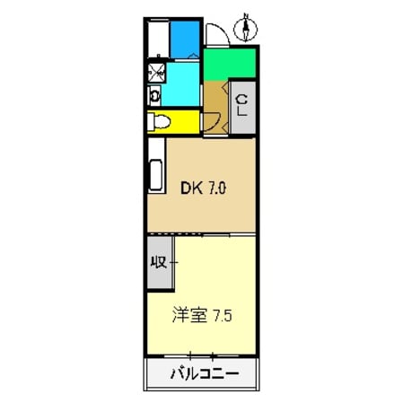 ロイヤルガーデン Ⅱの物件間取画像